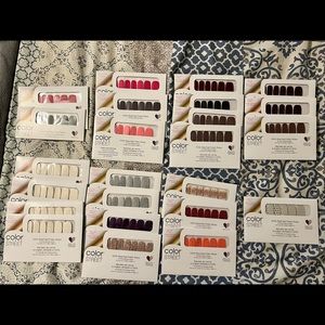 24 lot set of unopened Color Street nail strips. Various colors.